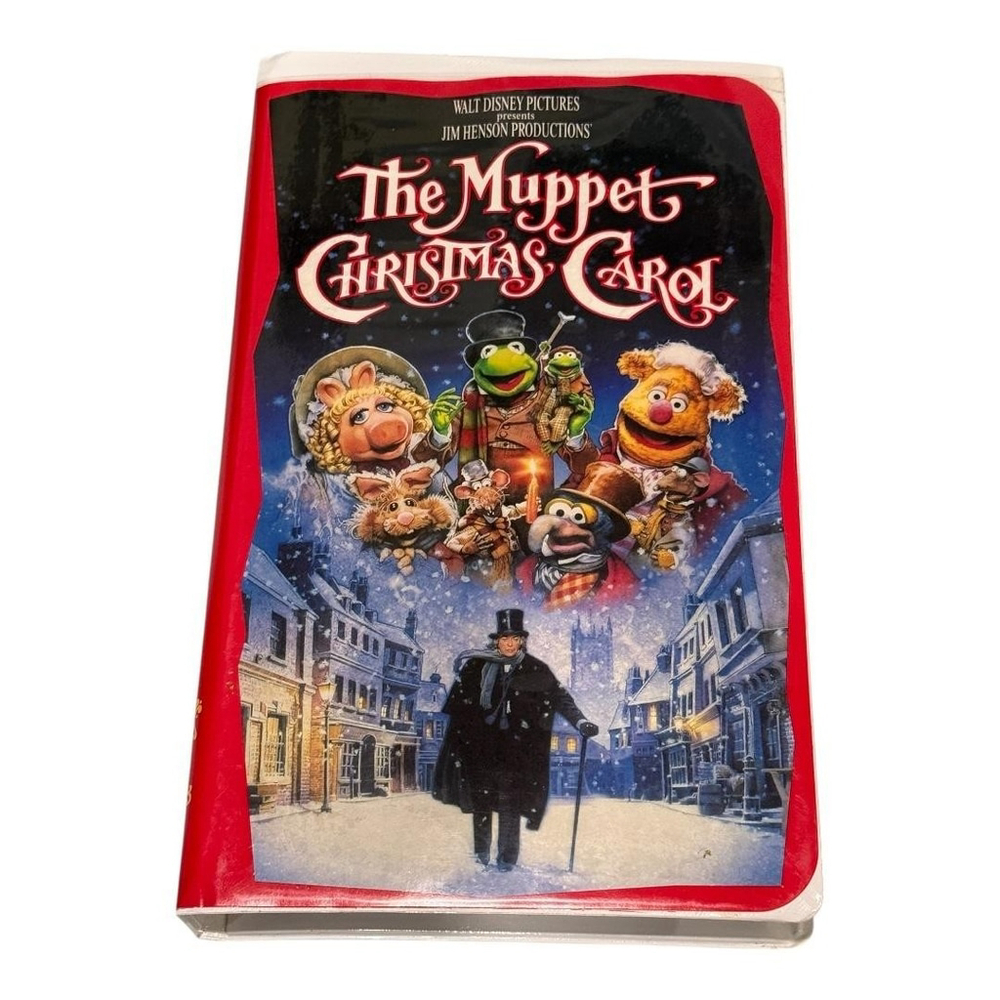 Vintage The Muppet Christmas Carol VHS Tape Walt Disney Jim Henson NTSC Family